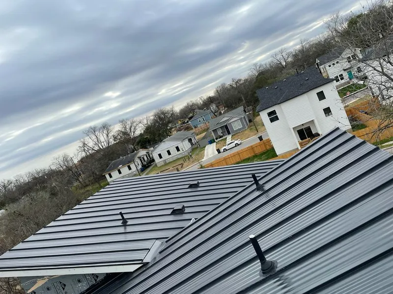 Standing seam metal roof panels with vents for Skylight Repair in Fruitland